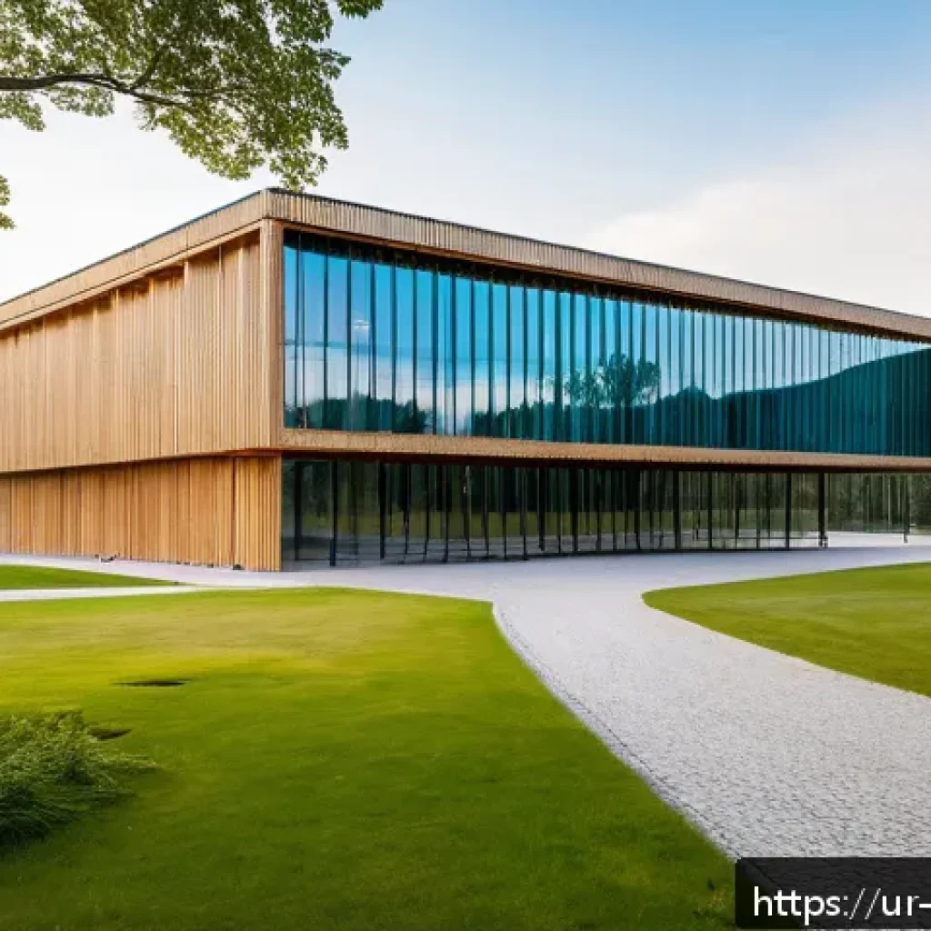 에스토니아 국립박물관 방문 후기 - A stunning architectural view of the Estonia National Museum building blending modern and traditiona...