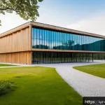Home 19 에스토니아 국립박물관 방문 후기 - A stunning architectural view of the Estonia National Museum building blending modern and traditiona...