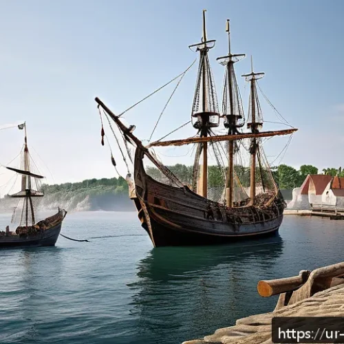 Home 30 에스토니아 해적 역사 및 전설 - A detailed historical scene depicting Estonian coastal pirates in the Baltic Sea during the medieval...